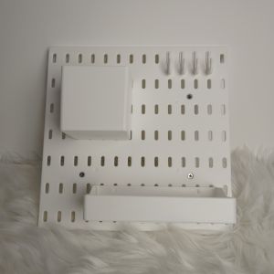 Pegboard Desk Organizer Wall Hanging Rack Bathroom Wall
