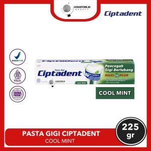 Ciptadent Pasta Gigi MAXI 12 PLUS 225gr - Cool Mint & Fresh Mint