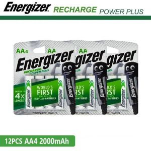 Energizer Power Plus AA / AAA 1.2V NiMH Rechargeable Battery Batteries 2000/800 mAh（Card）