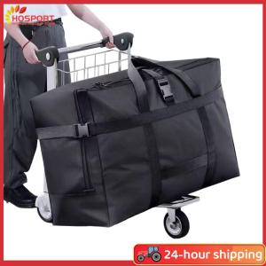 【HOSPORT】Large Capacity Luggage Bag Thickened Clothes Quilt Storage Bag Waterproof Airline Checked Travel Bag for Outdoor Travel