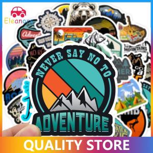 [Eleanor] 50 PCS Camping Landscape Stickers Outdoor Adventure Climbing Waterproof Sticker