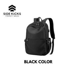 SIDE KICKS Light Backpack 15.6 Laptop Bag Waterproof Men Woman Travel Campus Work Beg Galas Ringan Kalis Air 男女士防水背包