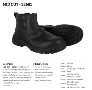🚀LOCAL SG🚀NITTI Safety Shoe Boots Low-Mid-High Cuts Lace/ Pull-On / Zipper /Slip-On Design🚀PM FOR SIZES🚀