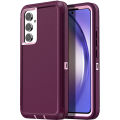 สำหรับ Samsung Galaxy A16 5G เคสโทรศัพท์สามชั้นทนทานแข็งแรงทนทาน PC,เคสโทรศัพท์เกราะป้องกันทนทานต่อการตกกระแทกทนทานสำหรับ Samsung Galaxy A06 A15 5G A54 5G A14 5G 4G a13 5G 4G A53 5G,A04s,S25 Ultra,S25 Plus S24 Ultra s23พิเศษ. 