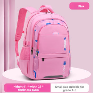 High quality Kids School Bag(6-15Y) Waterproof Large Capacity Children’s School Backpacks Spine Protection Load Reduction Primary Students School Backpacks and Reflective Strips