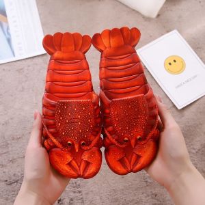 Sandal Wanita Slop Motif Lobster Lucu Warna Lucu Sendal Rumah Motif Sandal Cewek Ringan Empuk Cute Santai SP101