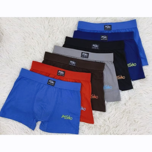 12PCS / 6PCS RANDOM CA BOXER BRIEF HIGH QUALITY PLAIN COTTON | BREATHABLE MENSWEAR COMFORTABLE UNDERWEAR