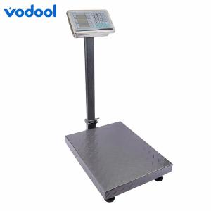 VODOOL Heavy Duty Foldable Floor Scale with LCD Screen Industrial Platform for Warehouse and Industrial Use