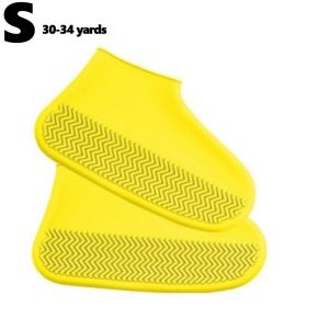 2Pcs Silicone Shoe Covers Reusable Waterproof Anti-Slip Rain Boot Men Women Sneaker Protector Outdoor Rainy Day Thicken Shoes Cover