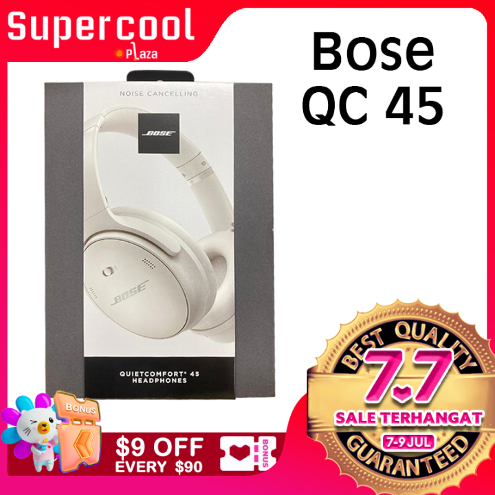 Bose 45 ( QC45 ) Bluetooth Wireless OnEar Headphones (Warranty) Lazada