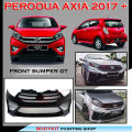 PERODUA AXIA 2017+ GT STYLE FRONT BUMPER -MATERIALFIBER GLASS BODYKIT. 