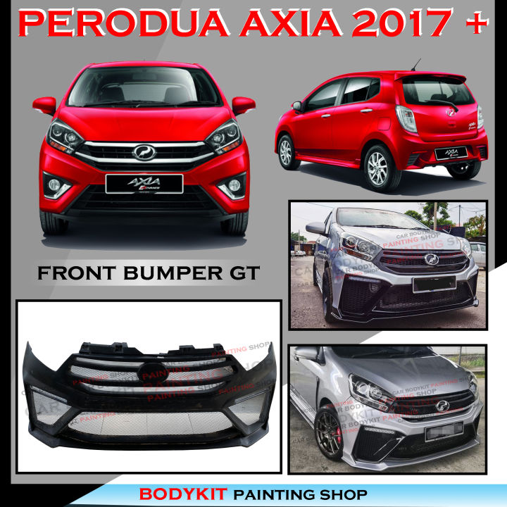 PERODUA AXIA 2017+ GT STYLE FRONT BUMPER -MATERIALFIBER GLASS BODYKIT