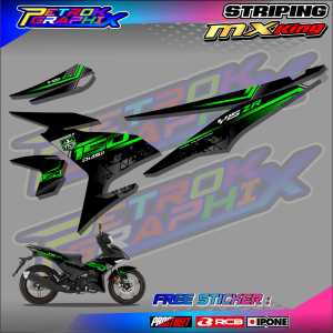 STRIPING VARIASI JUPITER MX KING 150 / STICKER LIST MOTOR VARIASI JUPITER MX KING