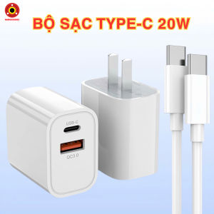 Bộ Sạc Nhanh B20W - 2 Cổng Đa Năng Hiệu Suất Ổn Định Sạc Nhanh Nhiệt Độ Thấp