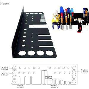 🎄【Special price】Huan Screwdrivers Tool Holder Organizer Hammer Pliers Wall Mounted Metal Storage Rack Organizer Workshop Workbench Small Tool Storage