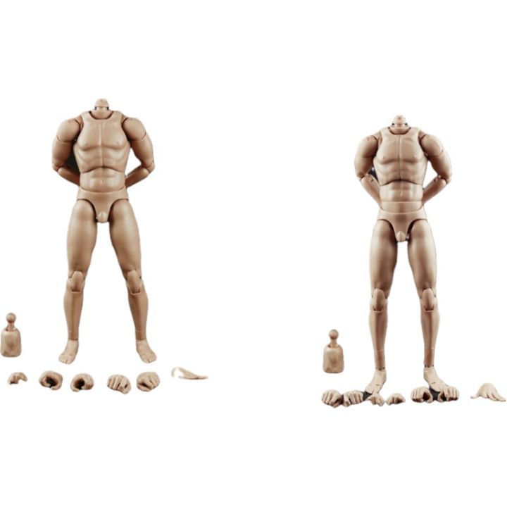 New product Nude Male Doll Body 1/6 Super-Flexible Action Figure Puppe Seamless  Body With Stainless Steel Skeleton PL2016-M31 No Head