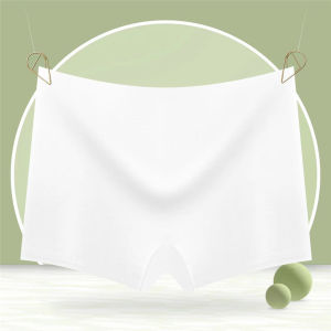 YIFAFA【Delivery 2-3 days】 Ice Silk 1/ 2PCS Safety Panties 40-75kg Anti-exposure Mid-waist Four-corner Thin Skin-friendly Underwear 【Delivery 2-3 days】