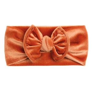 Bé gái nơ headbands mềm velets hairbands nơ ruy băng đàn hồi phụ kiện tóc băng buộc đầu co giãn mũ nón