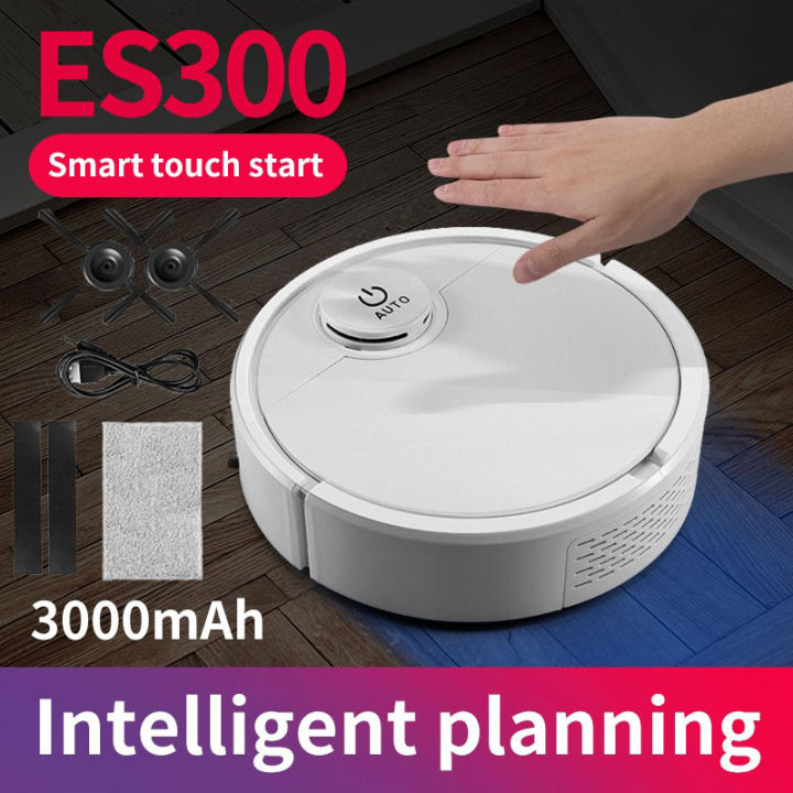 [Local seller] ES300 Sweeping Robot Fully Automatic Intelligent for Office and Home Small Vacuum