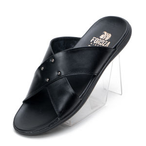 Sandal Pria Kulit  Casual Flip Flop  Kulit  Anti slip LS443