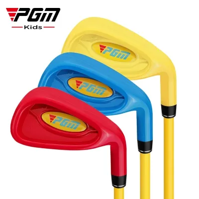 PGM JRTiG011 Golf Kids Club Beginner Practice Rod Boys Girls No. 7 Iron Plastic Head Ultra Light Carbon Shaft Golf Accessories