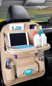 Car Back Seat Organizer Portable Anti-kick Child Storage Bag Backrest Hanging Tablet Holder For TESLA Model 3 X Y S Cybertruck