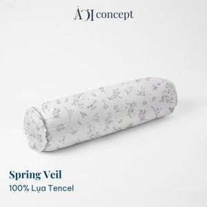 Vỏ Gối Ôm Lụa Tencel 60s Hàn Quốc Cao Cấp À Ơi Concept Họa Tiết Nhiều màu Dây kéo khoá Size 37x100 cm