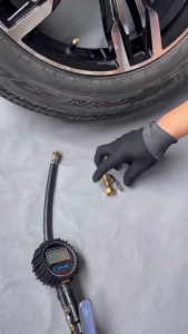 Brass Inflatable Pump Clips Car Tire Air Chuck Open Closed Flow Lock On Tire Chuck Quick Connect Clip Inflator Connector