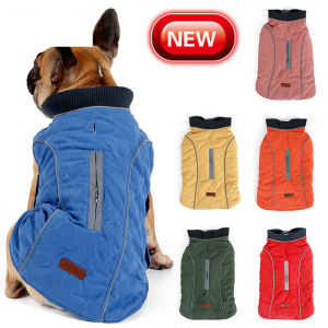 Dog Clothes Winter Dog Coat Pet Warm Jacket Vest New Big Dog Retro Cozy Thick Vest Clothing 6 Colors2026