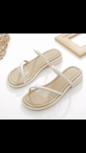 [Free Shipping] Womens Sandals 2026 New Summer Fashion Versatile Thin Strap Flat Sandals for Outdoor Wear