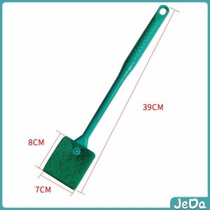 JeDa แปรงขัดกระจกตู้ปลา เอี่ยมๆ จุกๆ ขัดกระจก ขัดตะใคร่ ใช้งานได้ทั้งสองด้าน Fish Tank Cleaning Brush