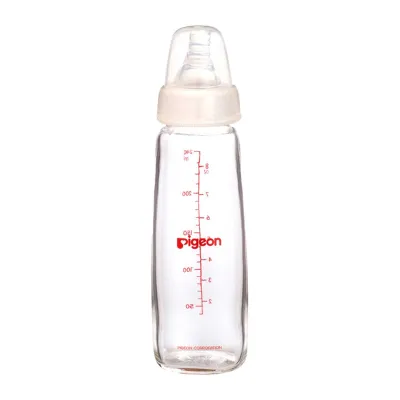 Pigeon (PIGEON) Slim Neck Glass Feeding Bottle 240ml