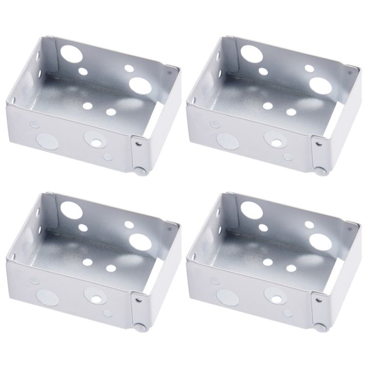 4 Pieces Blind Brackets 2 Inch Low Profile Box Mounting Bracket for ...