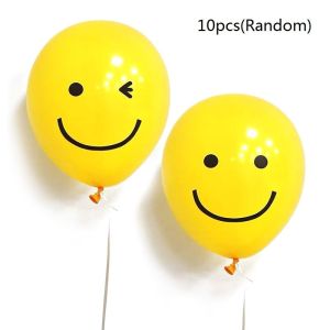 🔥SG LOCAL STOCK🔥White Daisy Foil Balloon Flower Daisy Birthday Party Decorations Smiley Sunflower Balloon Yellow Smiley Face Latex Baloons