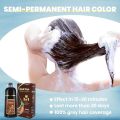 Black Hair Dye Shampoo 3 in 1 for Gray Hair, Hair Color Shampoo for Women and Men, Instant Shampoo Hair dye-100% Grey Hair Coverage (16.9 Fl oz). 