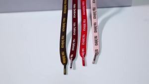 [Free Shipping]1Cm Nau Belevc Flat Shoelaces Suitable For Casual Sneakers Canvas Shoes White Shoes And AJ Shoes