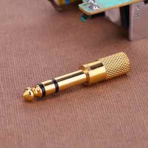 MW 6.35mm (1/4”) Male to 3.5mm (1/8”) Female Headphone Jack Adapter – Gold Plated