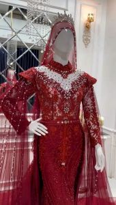 gaun duyung full payet