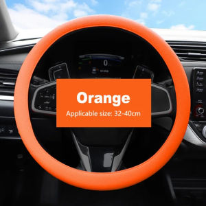 Universal silicone steering wheel cover – soft elastic multi-color summer-ready