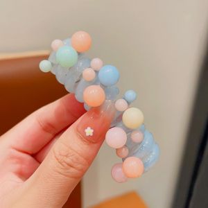 BW-C1167 Ikat Rambut Bergulir Anak Perempuan Motif Lucu / Karet Ulir Pita Kabel Ikat Rambut Spiral