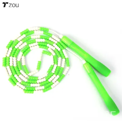 Tzou [trong kho] Dây nhảy hạt nhựa phân đoạn đào tạo tập luyện nhảy dây