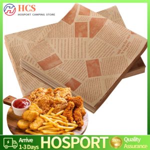 Disposable Waxed Deli Paper Sheets 500pcs 25x25cm for Burgers Fries and Sandwich Wrapping