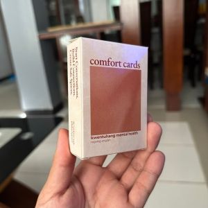 【2 Sets】Comfort Cards Mental Health Tagalog: Kwentuhang Mental Health Deep Conversations 60 Questions + Motivational Quote Comfort Cards Game English