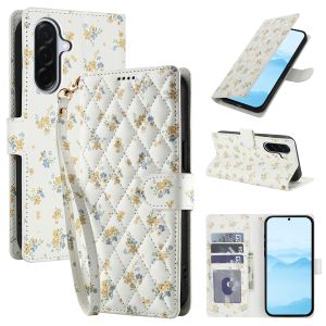 New Phone Case For Samsung Galaxy A54 A34 A24 A04 A04S A14 5G Cover Samsung A14 4G Flower Magnetic Leather Wallet Card Slot Flip Cover Casing