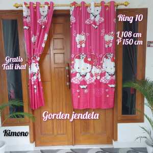 Gorden jendela smokring murah