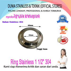 Ring Stainless 1 1/2in (304) Aksesories stainless steel interior bangunan