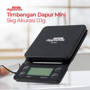 Taffware Digipounds Timbangan Kopi Dapur Timer 3kg Akurasi 0.1g