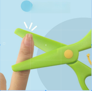 【JY】Plastic scissors safety scissors childrens scissors paper cuttings scissors stationery
