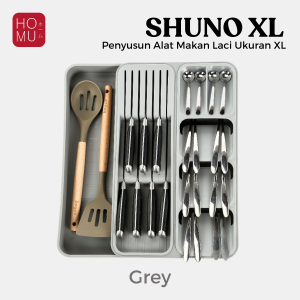 HOMU SHUNO XL DRAWER ORGANIZER SENDOK GARPU SPATULA CUTLERY STORAGE LACI PENYIMPANAN PERALATAN MAKAN