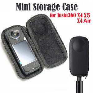For Insta360 X4 X5 X4 Air Aksesoris Storage Carry Case Mini PU Hard Shell Box Protective Housing